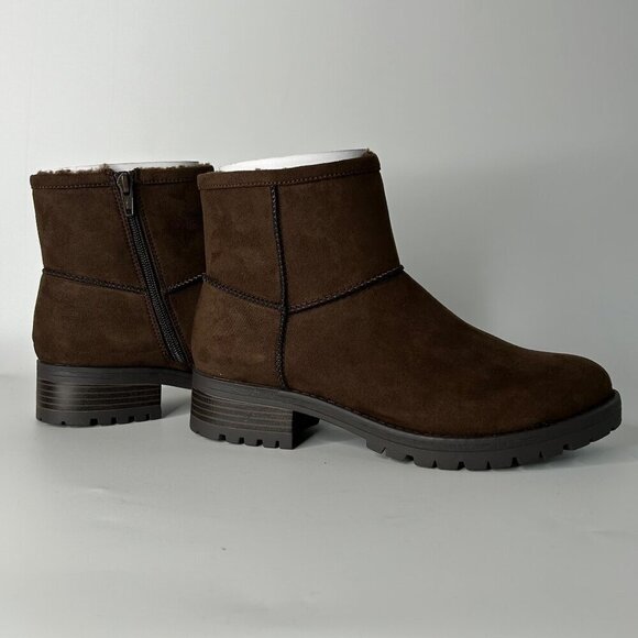 NWT BC Born in California Ankle Boots Women's Size 8 Brown Suede - Picture 2 of 8